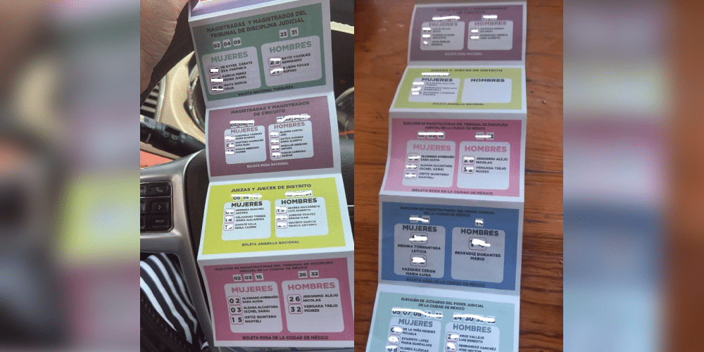 acordeones elecciones judiciales sin nombres