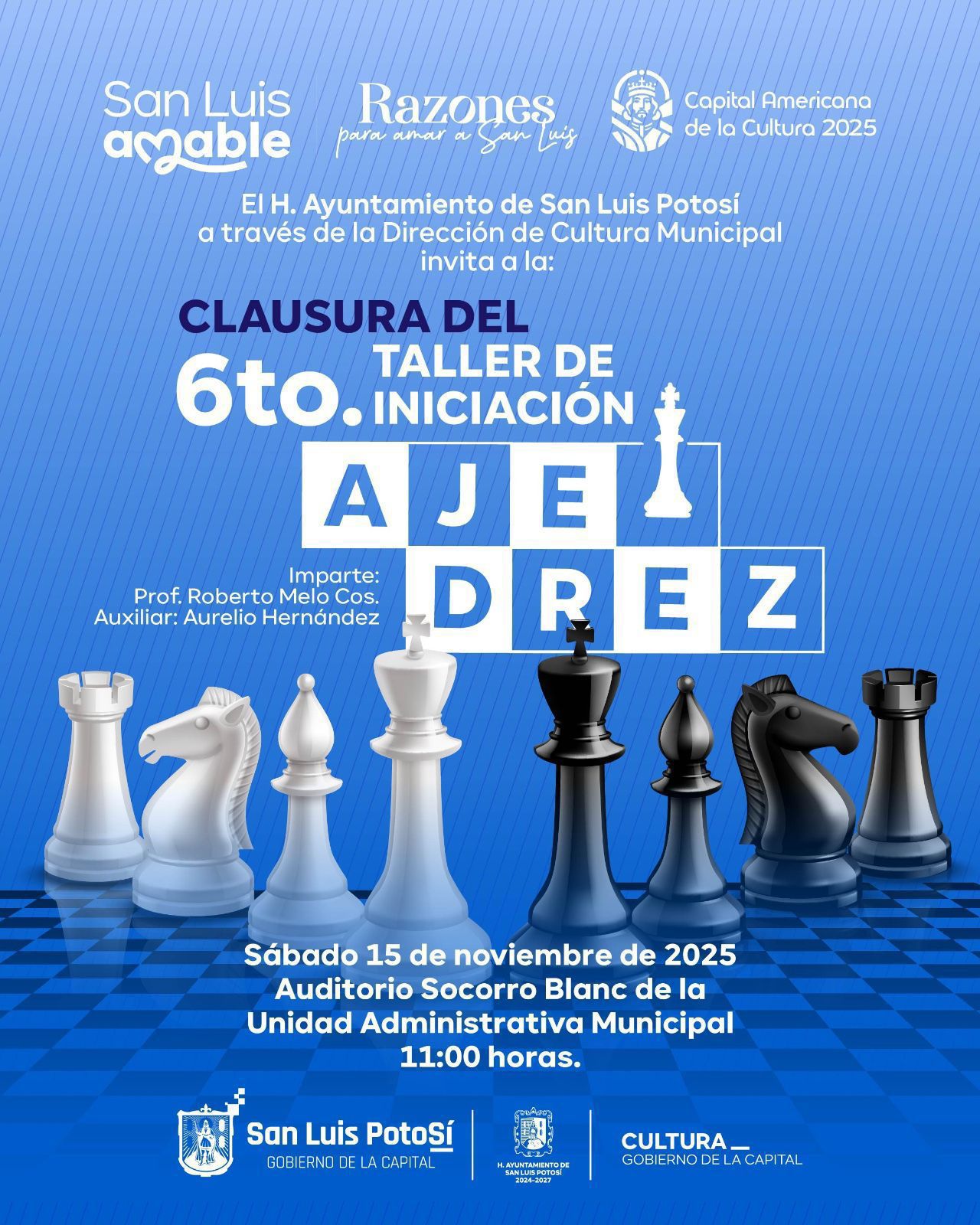 ajedrez gobierno municipal slp