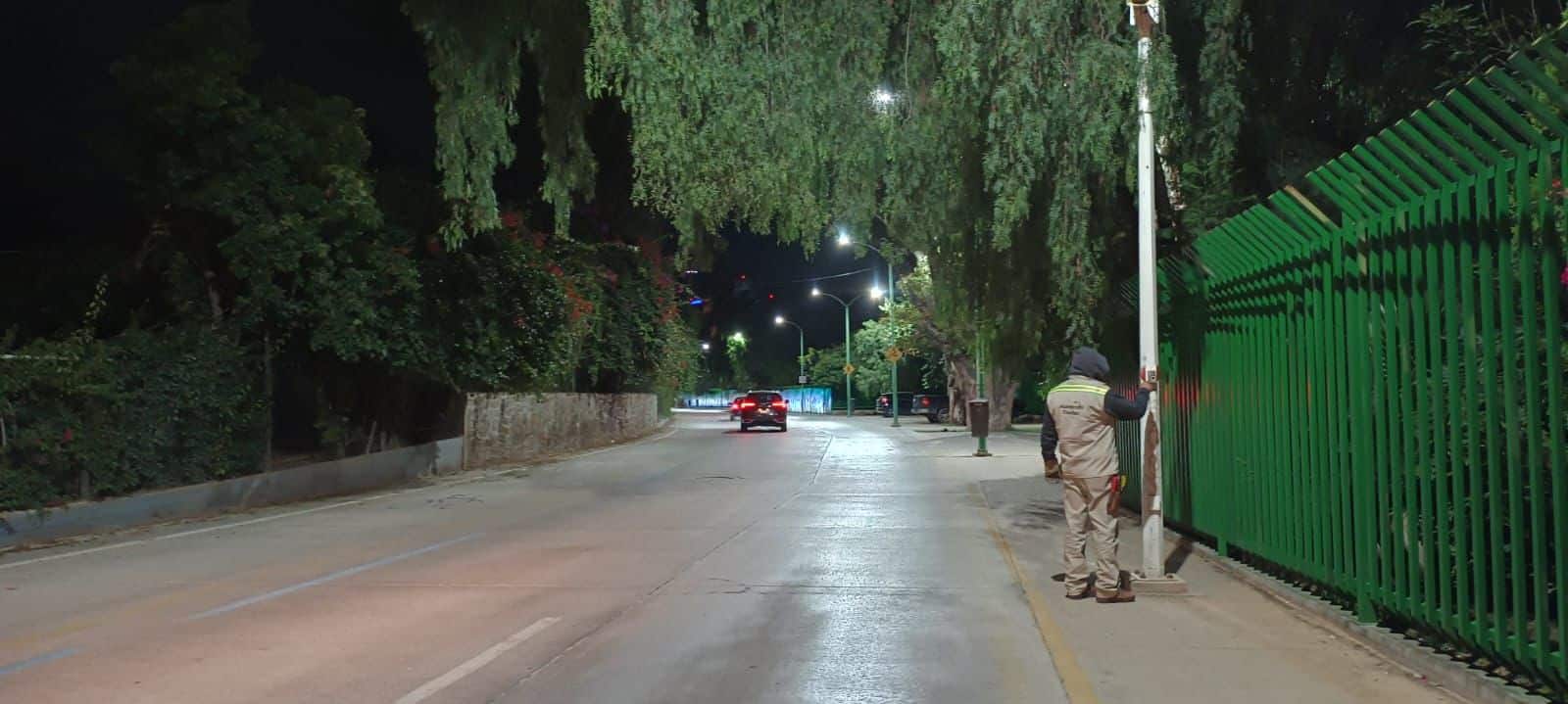 alumbrado parque morales gobierno municipal slp
