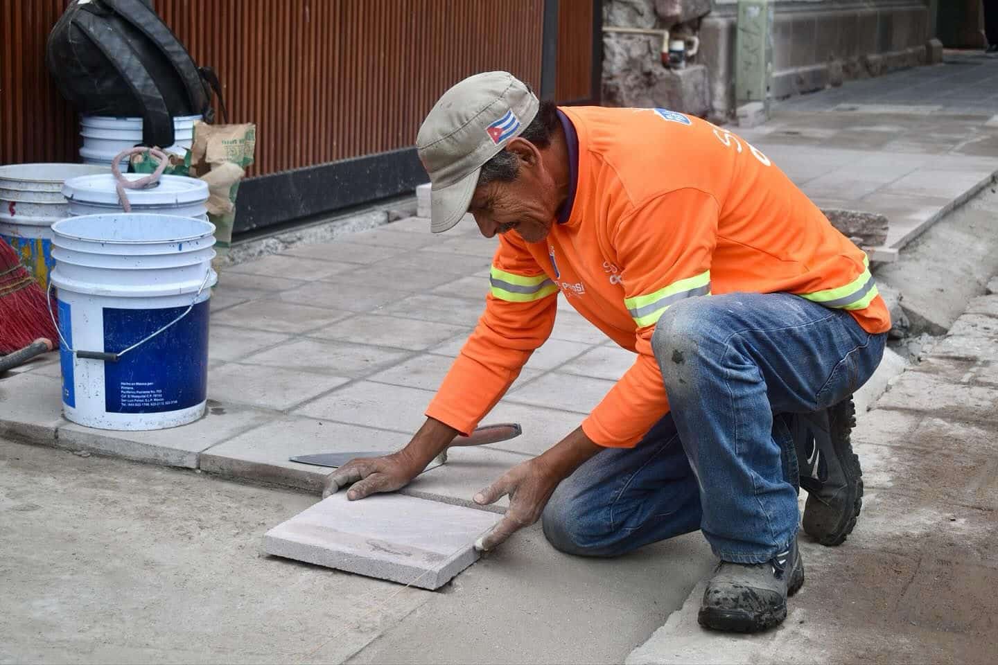 calle arista seguridad peatonal