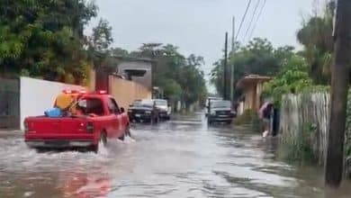 Lluvias colapsan caminos en Tamuín