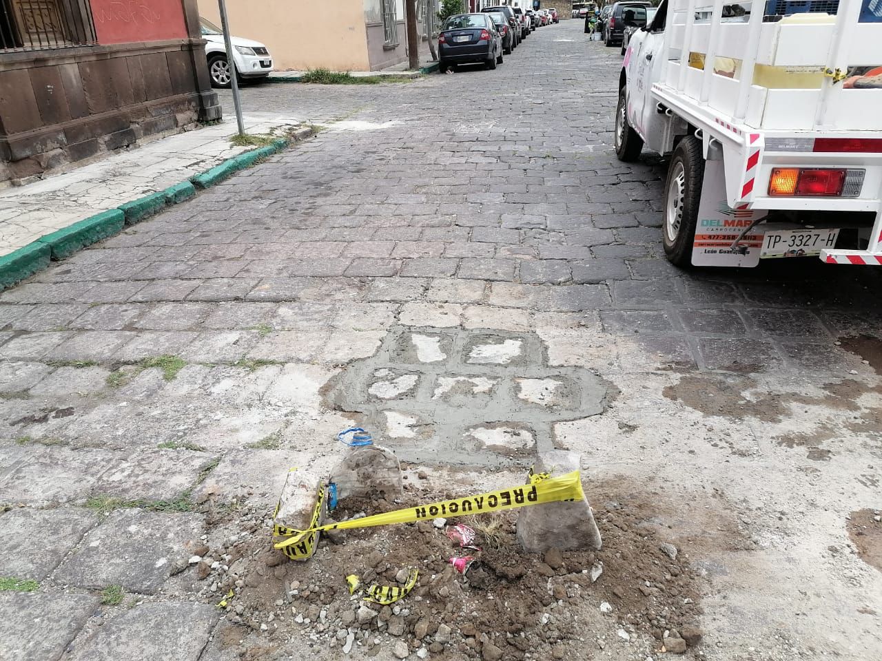 bacheo calle ignacio lópez rayón