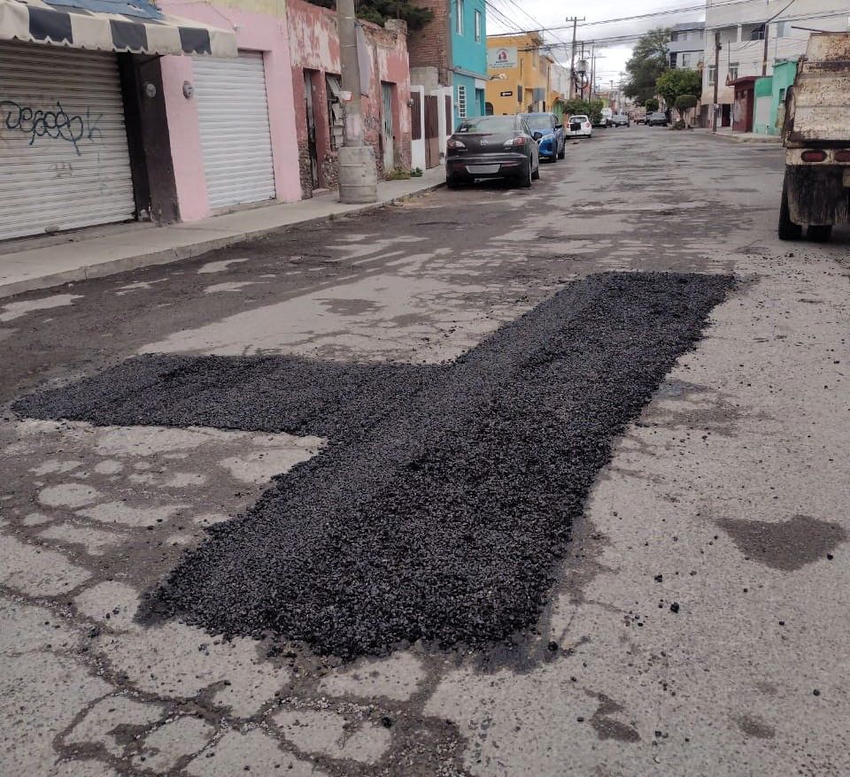 bacheo emergente gobierno municipal slp