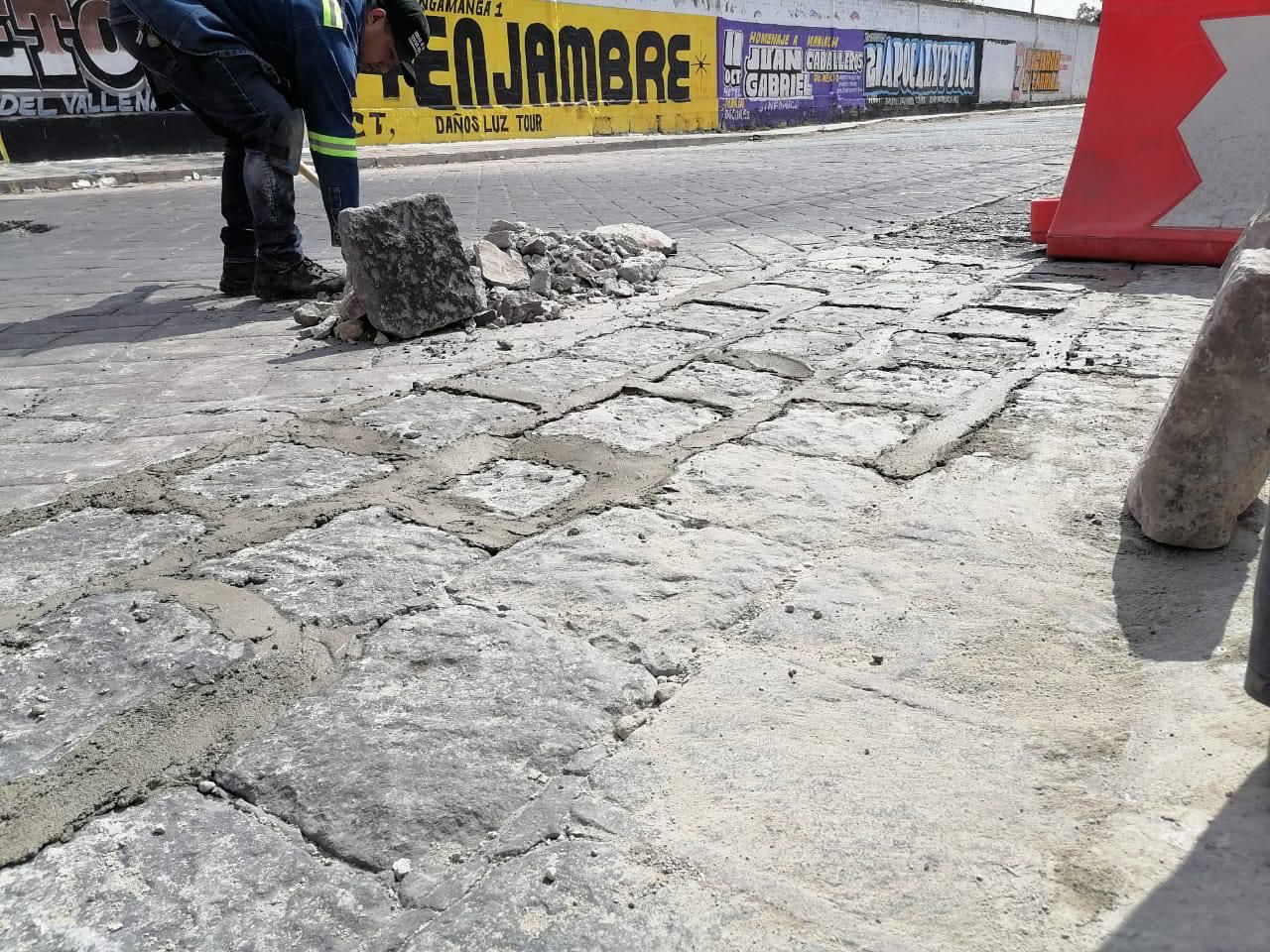 bacheo central gobierno municipal slp