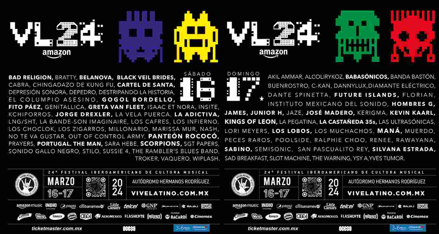 Vive Latino 2024 nueva sede, más bandas, más música Código San Luis
