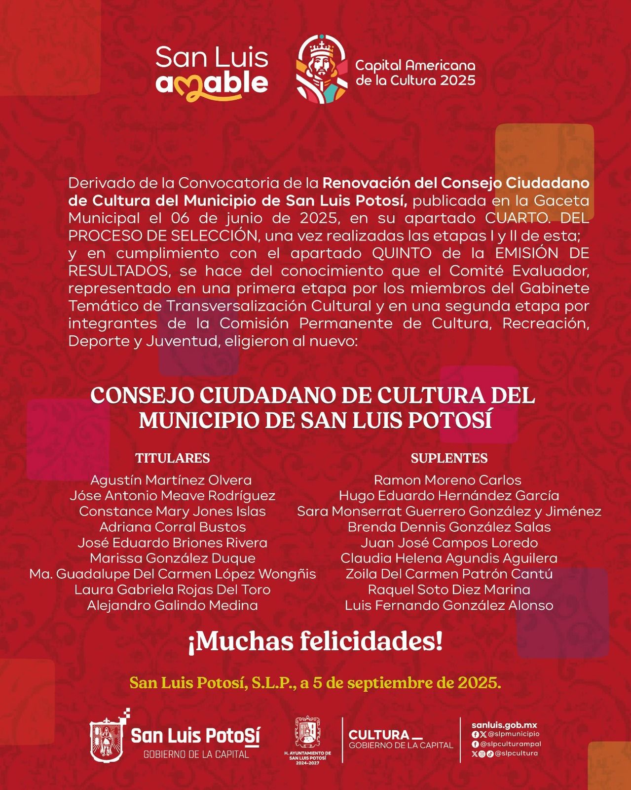 cultura consejo municipal