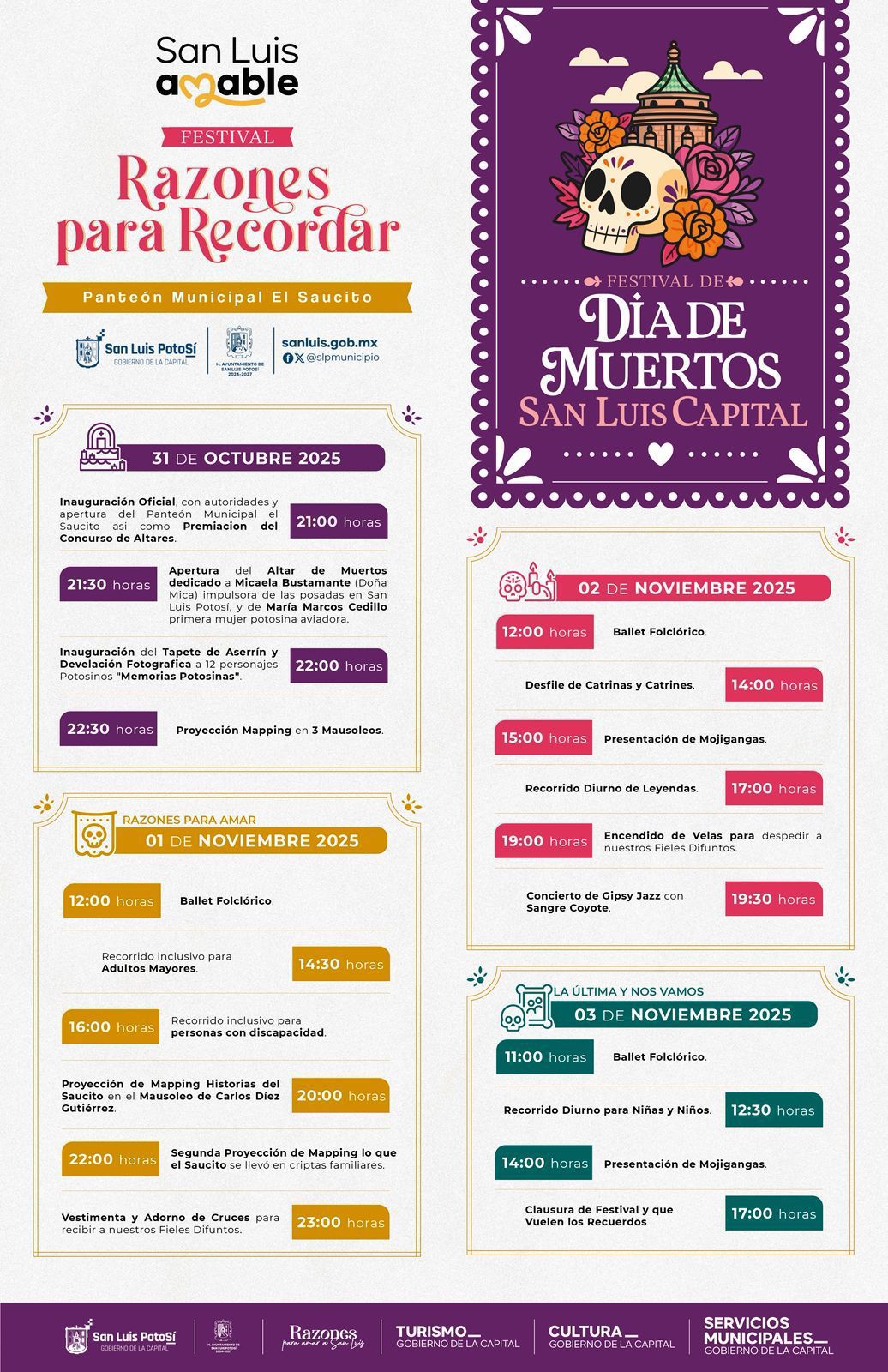 festival razones día de muertos
