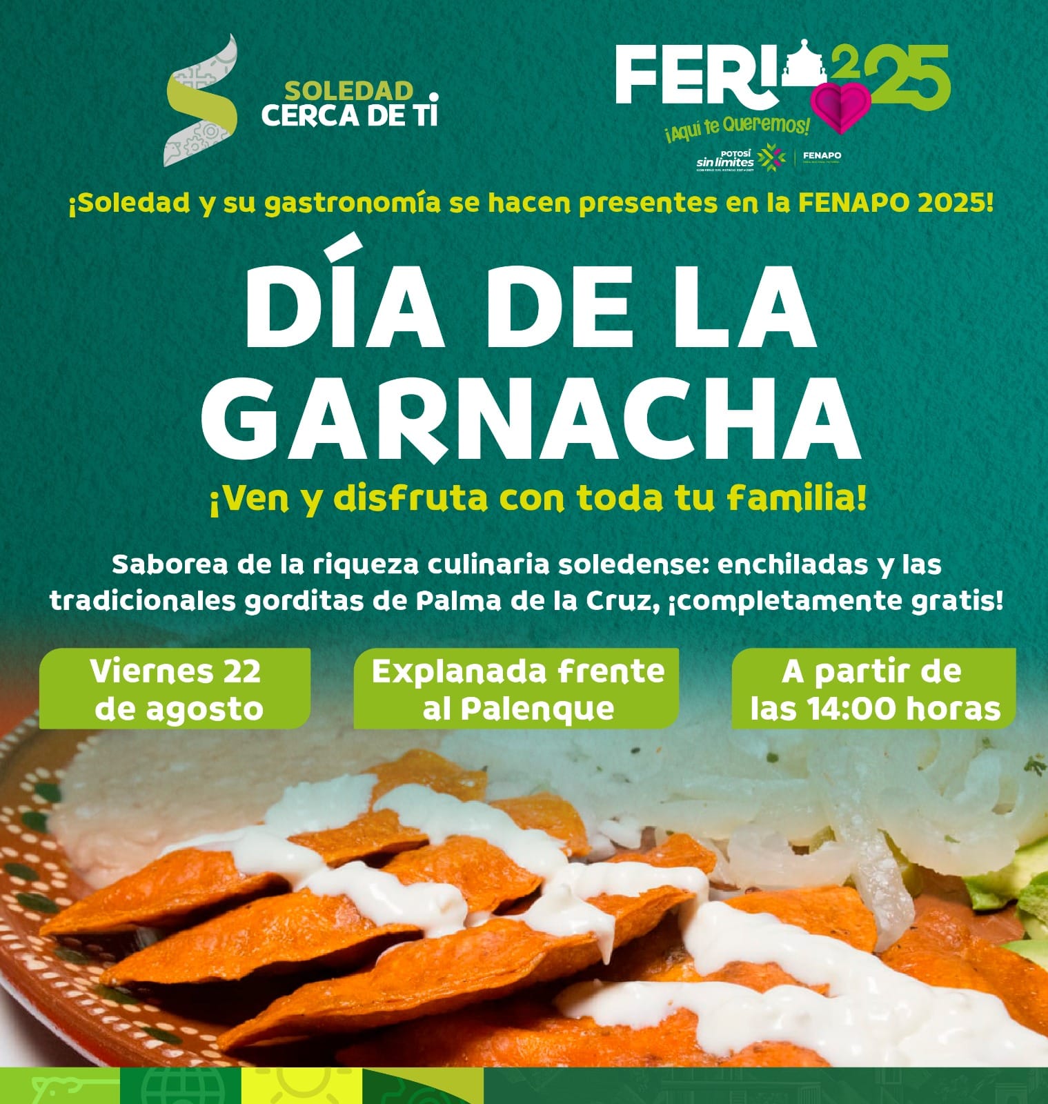 enchiladas soledad fenapo garnacha