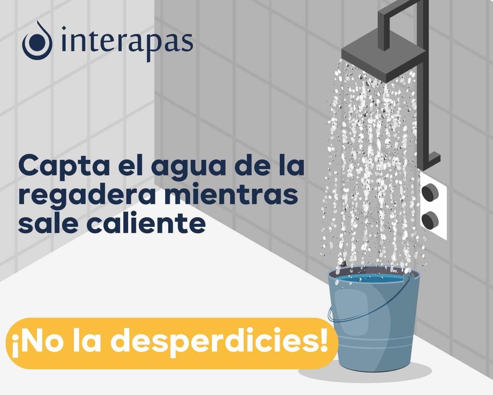 tina agua regadera interapas vida sana