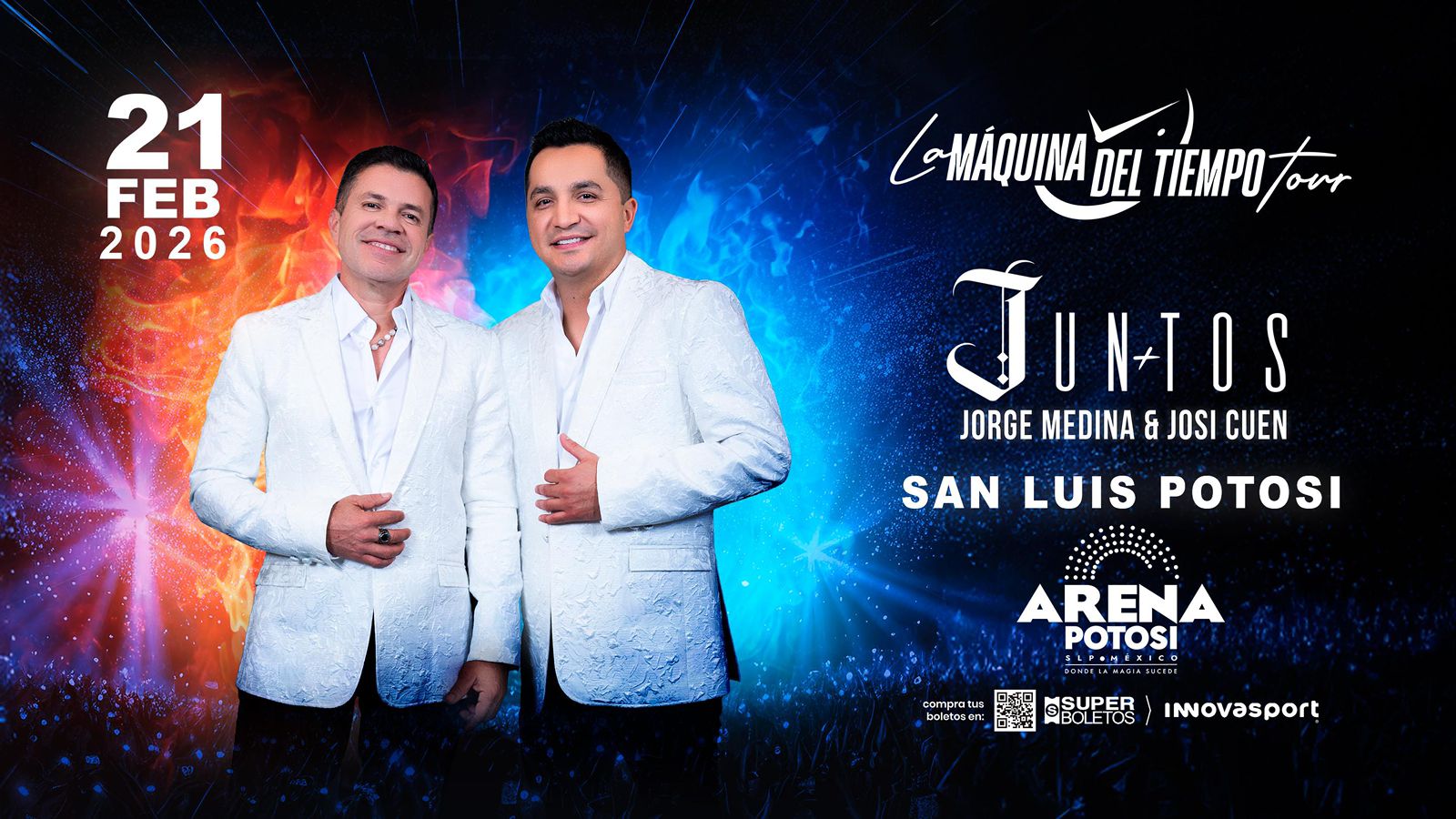 concierto juntos arena potosí