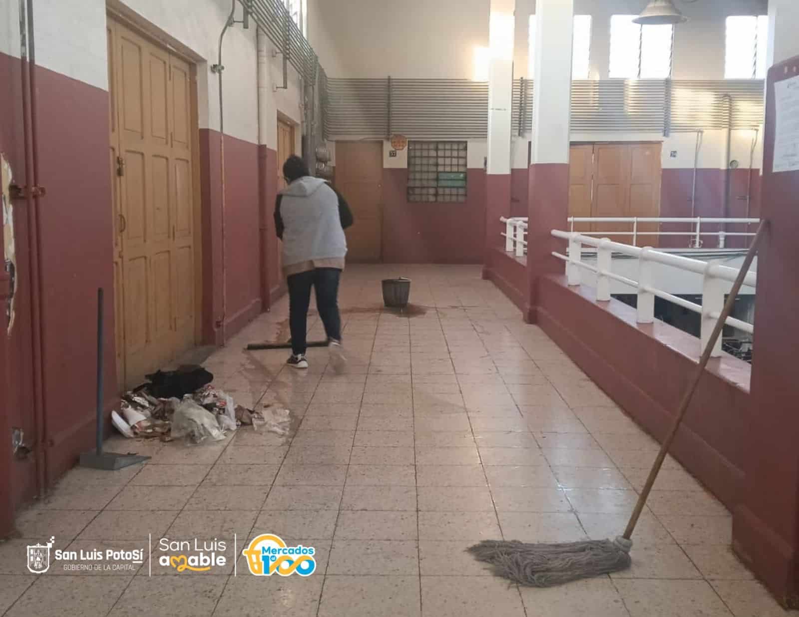 limpieza mercado hidalgo gobierno municipal slp