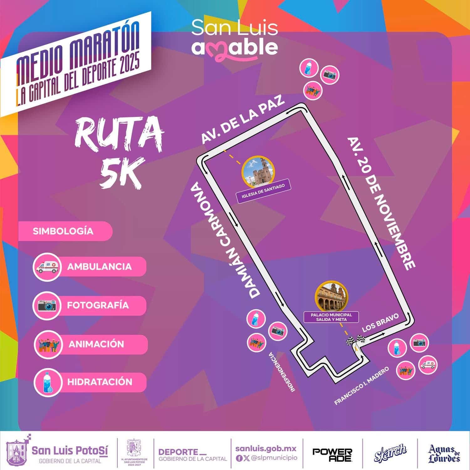 operativo vial medio maratón slp