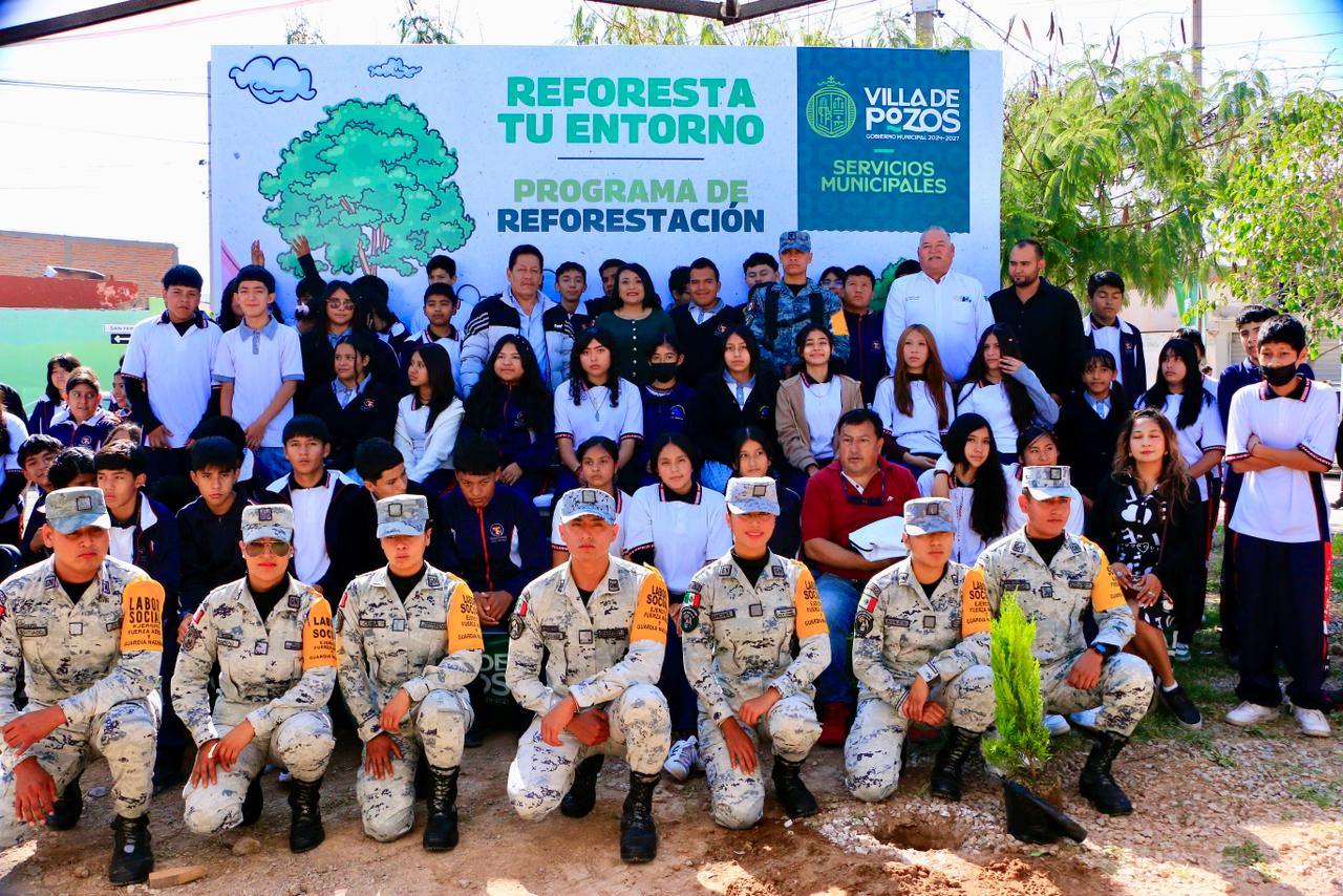 reforestación villa de pozos