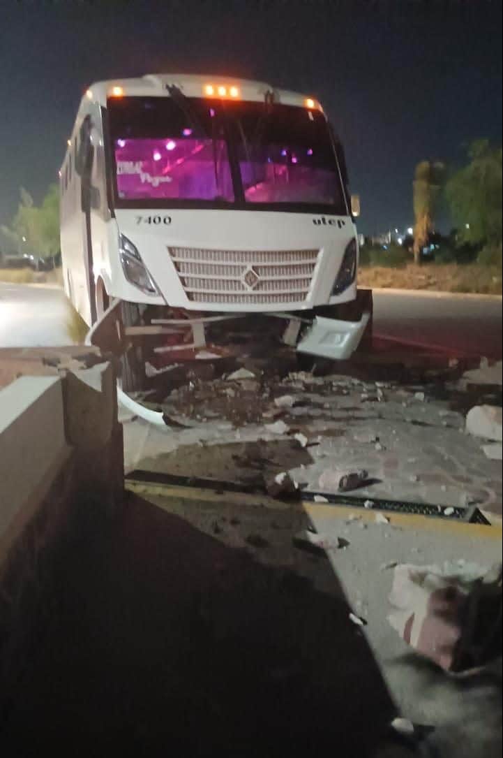 transporte de personal se accidentó
