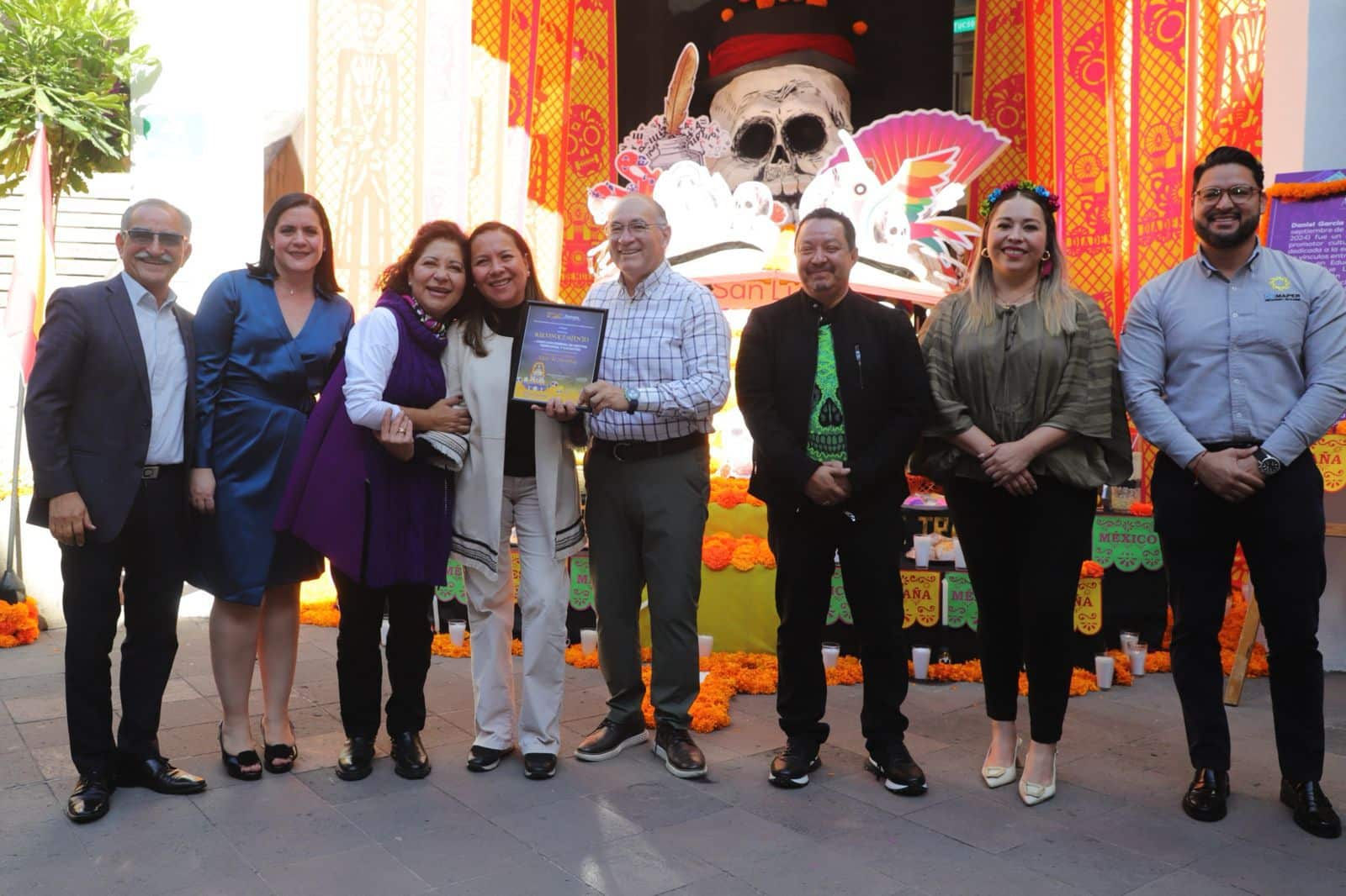 altar unidad administrativa municipal día de muertos