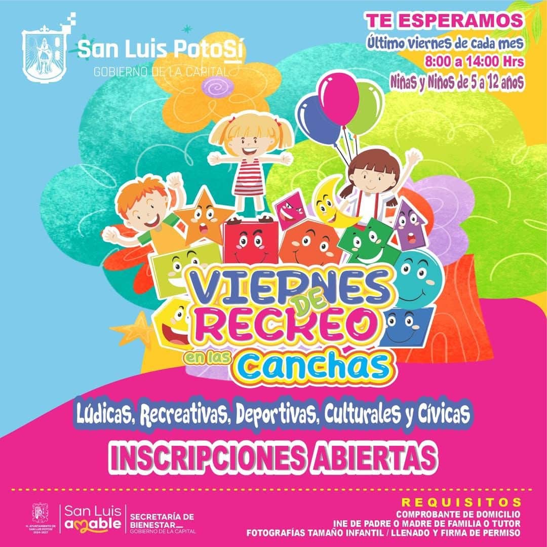 viernes de recreo gobierno municipal slp